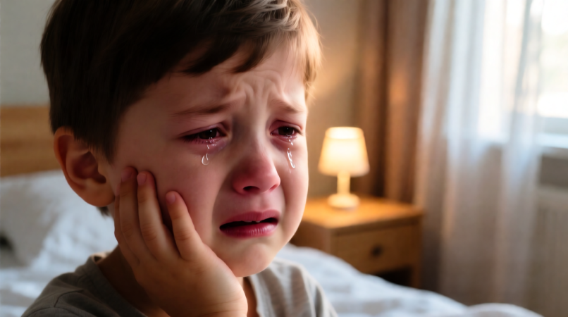 мальчик плачет, ии