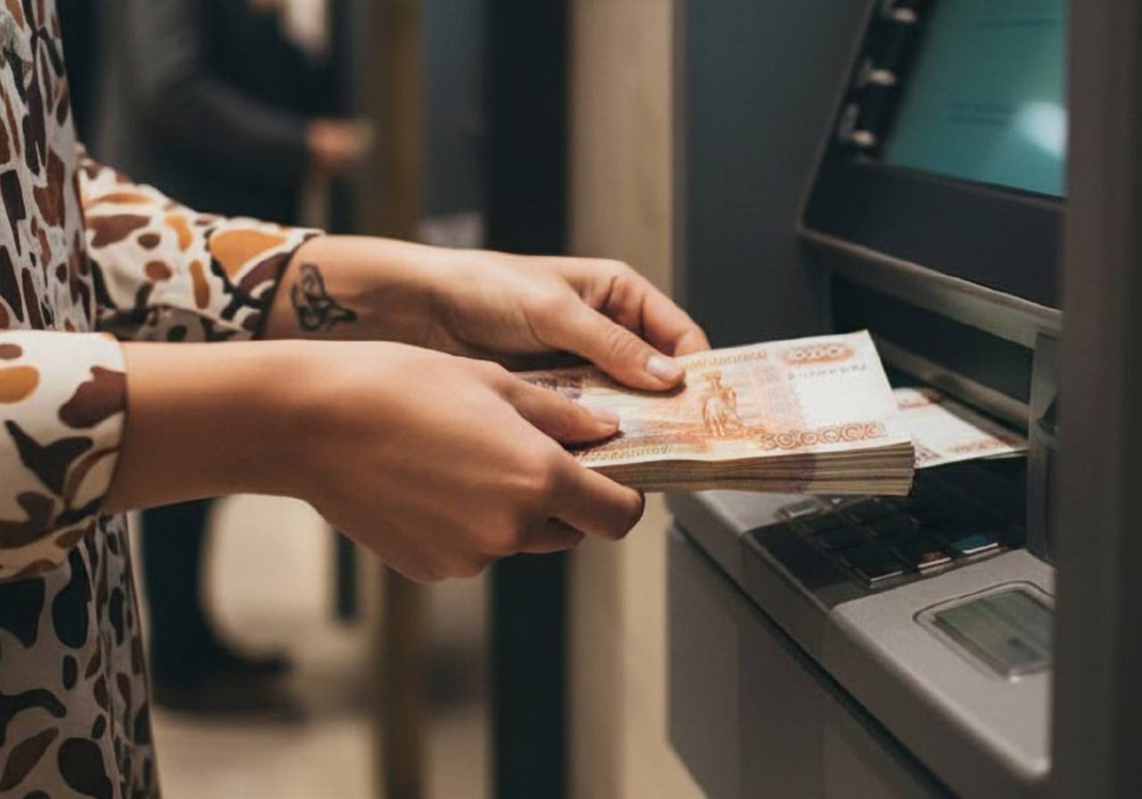 банкомат деньги