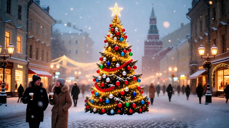 новый год, елка, ии