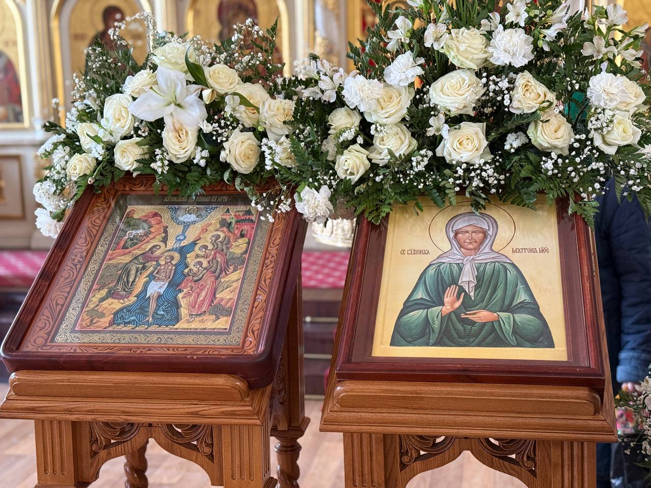 В Саратове прошли первые молебны у мощей Блаженной Матроны Московской