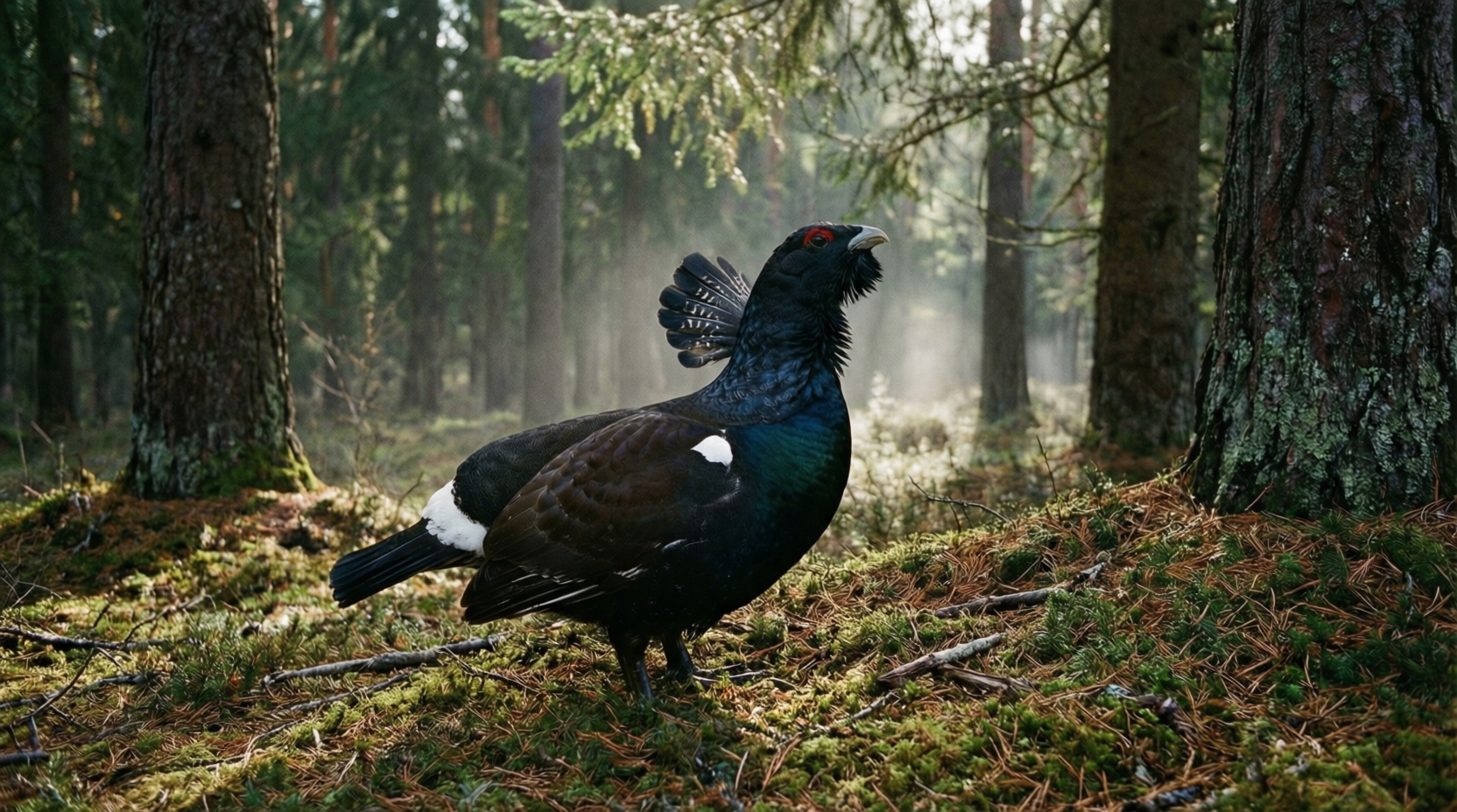 В три района Саратовской области вернулся краснокнижный тетерев