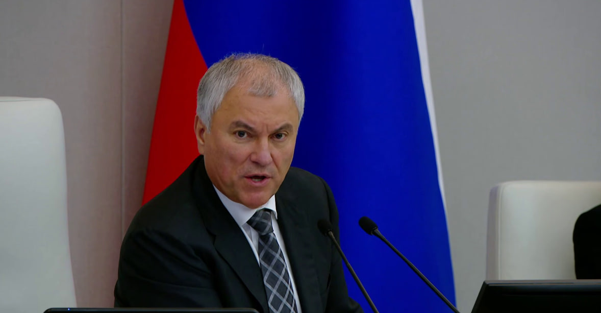 Володин: Наш президент обозначил ключевые темы, которые формируют повестку развития России